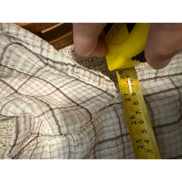 Free People We The Free Carditi Plaid Tunic Shirt Top XS - Picture 12 of 12